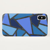 Schaduwen van blauw gekleurd glas Case-Mate iPhone case (Achterkant (horizontaal))
