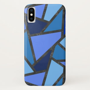 Schaduwen van blauw gekleurd glas Case-Mate iPhone case