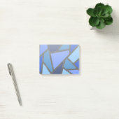 Schaduwen van blauw gekleurd glas post-it® notes (Kantoor)