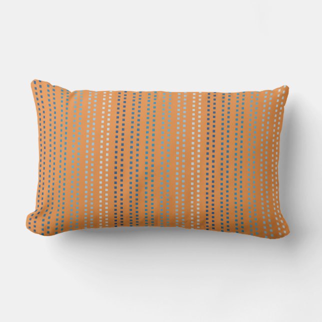 Schaduwen van Blauw met Veranderlijke Achtergrondk Buitenkussen