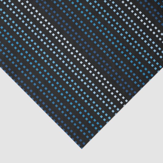 Schaduwen van Blauw met Veranderlijke Achtergrondk Tissuepapier (Detail)