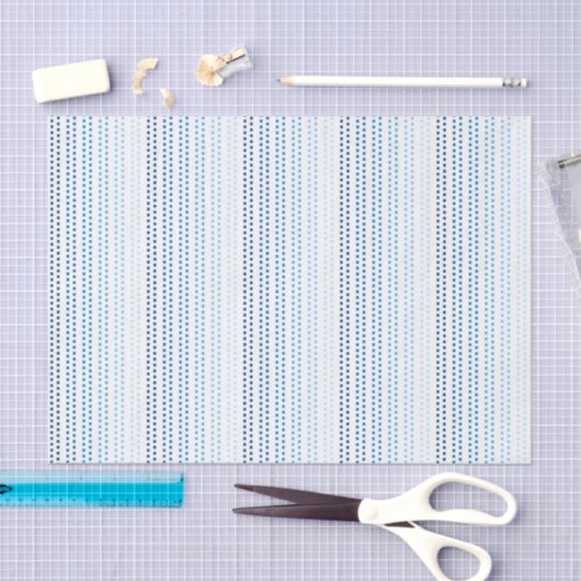 Schaduwen van Blauw met Veranderlijke Achtergrondk Tissuepapier (Craft)