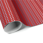 Schaduwen van Blauwe Stippen met (Veranderlijke) A Cadeaupapier (Rol Hoek)