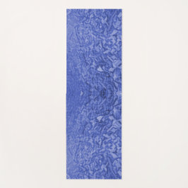 Schaduwen van blauwe vector yogamat