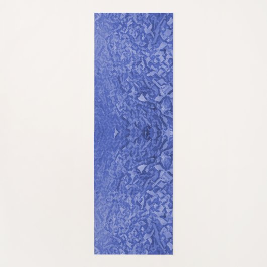 Schaduwen van blauwe vector yogamat (Voorkant)