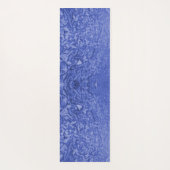 Schaduwen van blauwe vector yogamat (Achterkant)