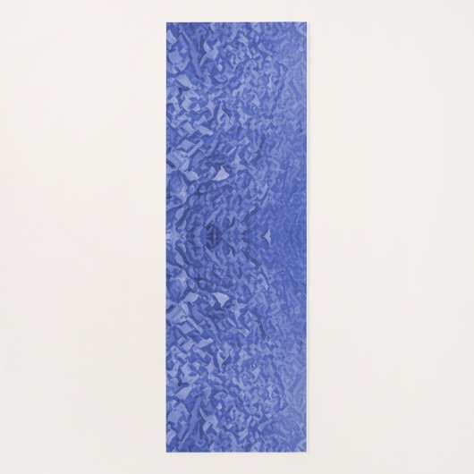 Schaduwen van blauwe vector yogamat (Achterkant)