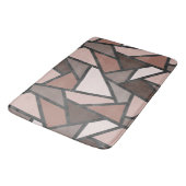 Schaduwen van bruin gekleurd glas badmat (Gekanteld)