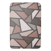Schaduwen van bruin gekleurd glas badmat (Voorkant Verticaal)