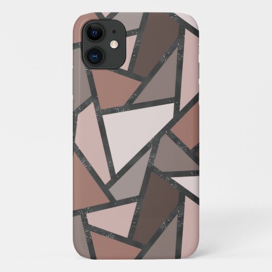 Schaduwen van bruin gekleurd glas Case-Mate iPhone case (Achterkant)