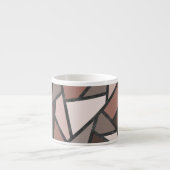 Schaduwen van bruin gekleurd glas espresso kop (Voorkant)