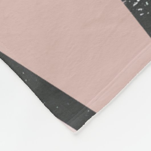 Schaduwen van bruin gekleurd glas fleece deken (Hoek)