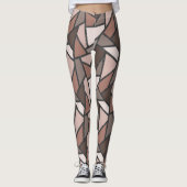 Schaduwen van bruin gekleurd glas leggings (Voorkant)