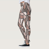 Schaduwen van bruin gekleurd glas leggings (Links)