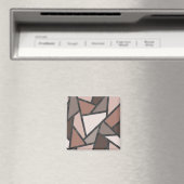 Schaduwen van bruin gekleurd glas magneet (Insitu (Vaatwasser))