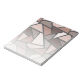 Schaduwen van bruin gekleurd glas notitieblok (Linkerzijde)
