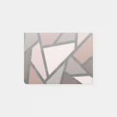 Schaduwen van bruin gekleurd glas post-it® notes (Voorkant)