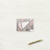 Schaduwen van bruin gekleurd glas post-it® notes (Op bureau)