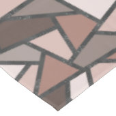 Schaduwen van bruin gekleurd glas tafelkleed (Gekanteld)