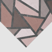 Schaduwen van bruin gekleurd glas tissuepapier (Detail)