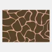 Schaduwen van bruin gradiëntpapier inpakpapier vel (Voorkant 3)