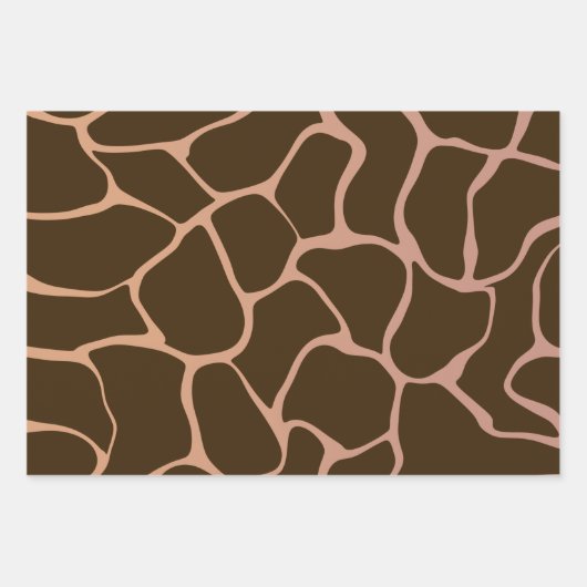 Schaduwen van bruin gradiëntpapier inpakpapier vel (Voorkant 3)