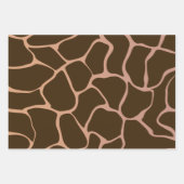 Schaduwen van bruin gradiëntpapier inpakpapier vel (Voorkant 2)