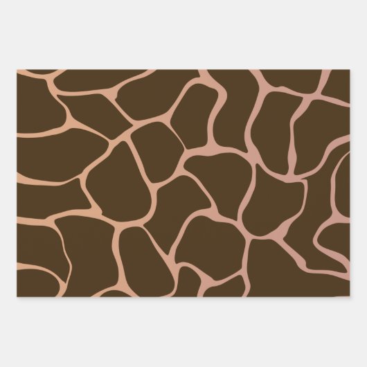 Schaduwen van bruin gradiëntpapier inpakpapier vel (Voorkant 2)