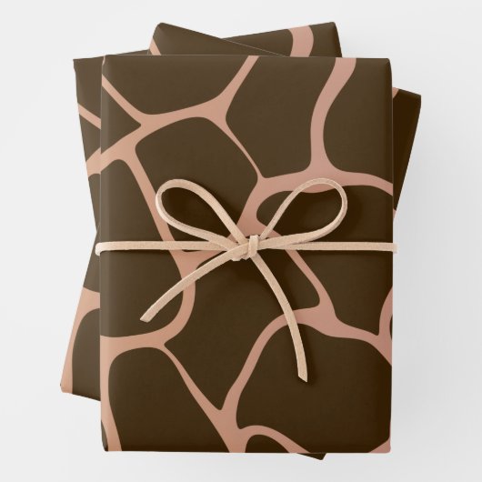 Schaduwen van bruin gradiëntpapier inpakpapier vel (In situ)