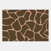 Schaduwen van bruin gradiëntpapier inpakpapier vel (Voorkant)