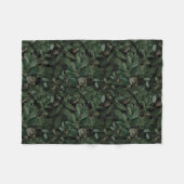 Schaduwen van de Eiken (Nacht) Fleece Deken (Voorkant (Horizontaal))