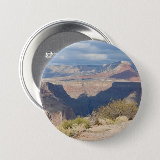 Schaduwen van de Grand Canyon Ronde Button 7,6 Cm (Voorkant /achterkant)