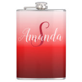 Schaduwen van de maatkolf voor rood heupfles (Voorkant)