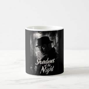 Schaduwen van de nacht - Film Noir Style Design Koffiemok