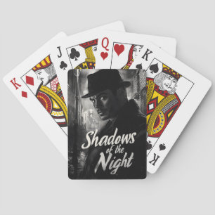 Schaduwen van de nacht - Film Noir Style Design Pokerkaarten