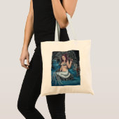 schaduwen van de wereld : steampunk mermaid bag tote bag (Voorkant (product))