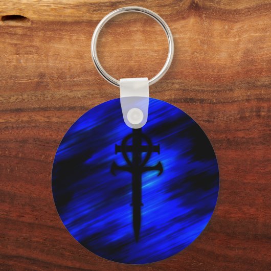 Schaduwen van een BLue Dawn Sleutelhanger (Voorkant)