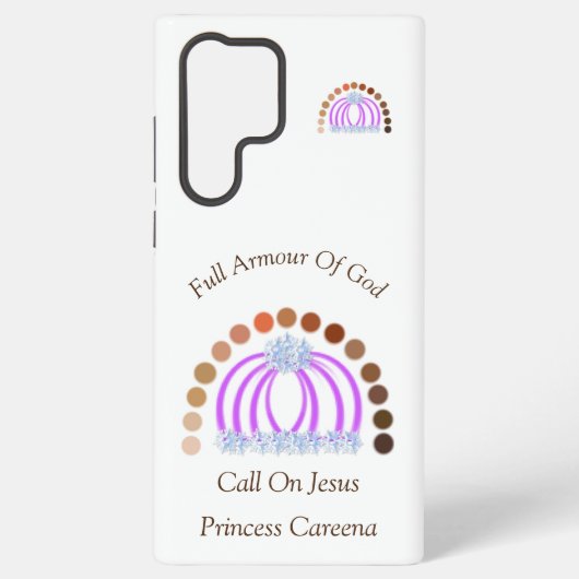 Schaduwen van een prinsessenmeisje vol wapenrustin samsung galaxy hoesje (Achterkant)