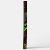 Schaduwen van groen afgevoerd in vlammen Case-Mate iPhone case (Achterkant / Rechts)