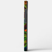 Schaduwen van groen afgevoerd in vlammen Case-Mate iPhone case (Achterkant / Links)
