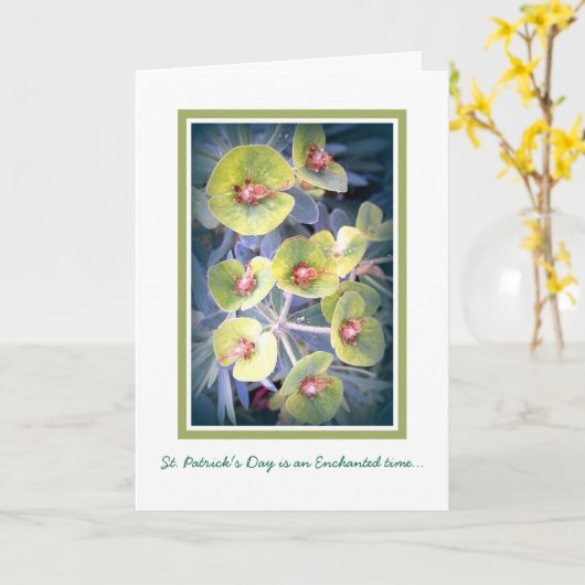 Schaduwen van Groen Kaart (Gele Bloem)