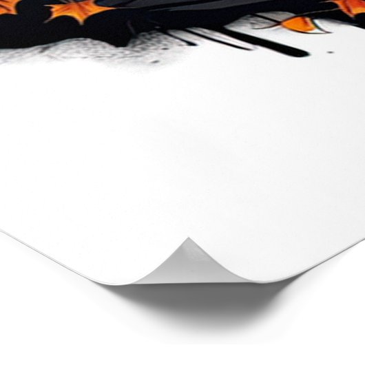 Schaduwen van Haunt, enge pompoen Poster (Hoek)