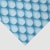 Schaduwen van het blauwe trapeziummetrische patroo tissuepapier (Detail)