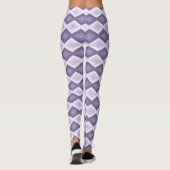 Schaduwen van het lavendiamantpatroon leggings (Achterkant)