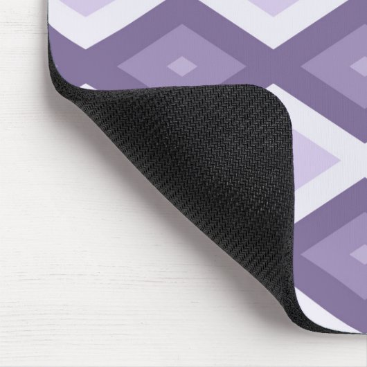 Schaduwen van het lavendiamantpatroon muismat (Hoek)