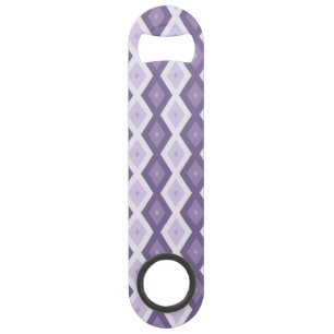 Schaduwen van het lavendiamantpatroon speed flessenopener
