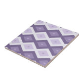 Schaduwen van het lavendiamantpatroon tegeltje (Zijkant)