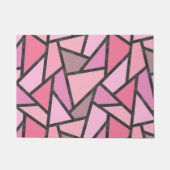 Schaduwen van het patroon van gekleurd koraal glas deurmat (Voorkant)