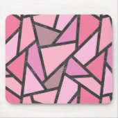 Schaduwen van het patroon van gekleurd koraal glas muismat (Voorkant)