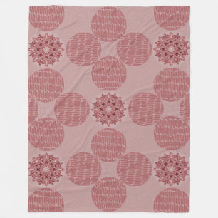 Schaduwen van het Roze Abstracte Patroon Achtergro Fleece Deken